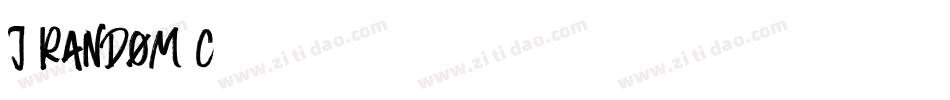 J Random C字体转换